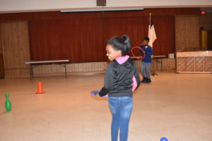 Young children at play at First Baptist Church.